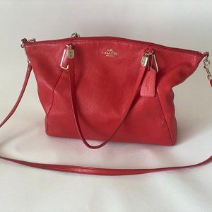 Coach Red Handbag